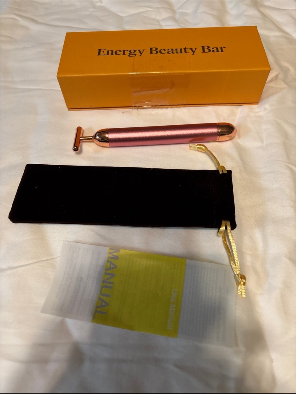 Rose Gold Facial T-Bar Massager